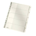 Kartonregister 1-5, A4, Karton, 5 Blatt, weiß LEITZ 4323-00-00 LEITZ 4323-00-00 Karton 5tlg.