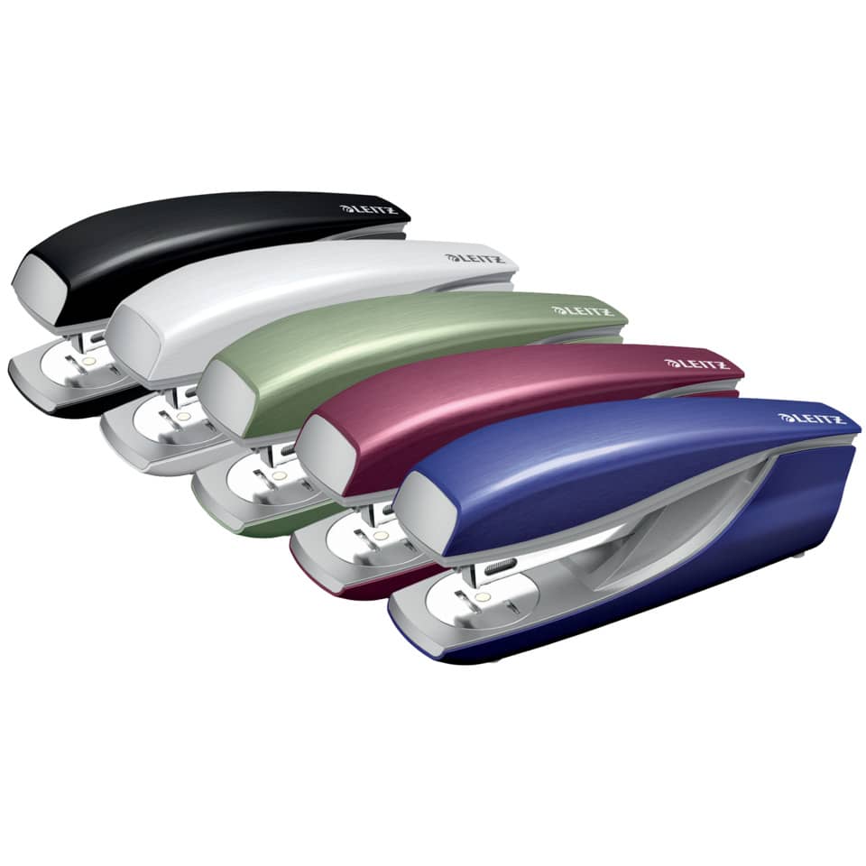 Heftgerät NeXXt Style, 30 Blatt, Einlegetiefe 65 mm, titan blau LEITZ 5562-00-69