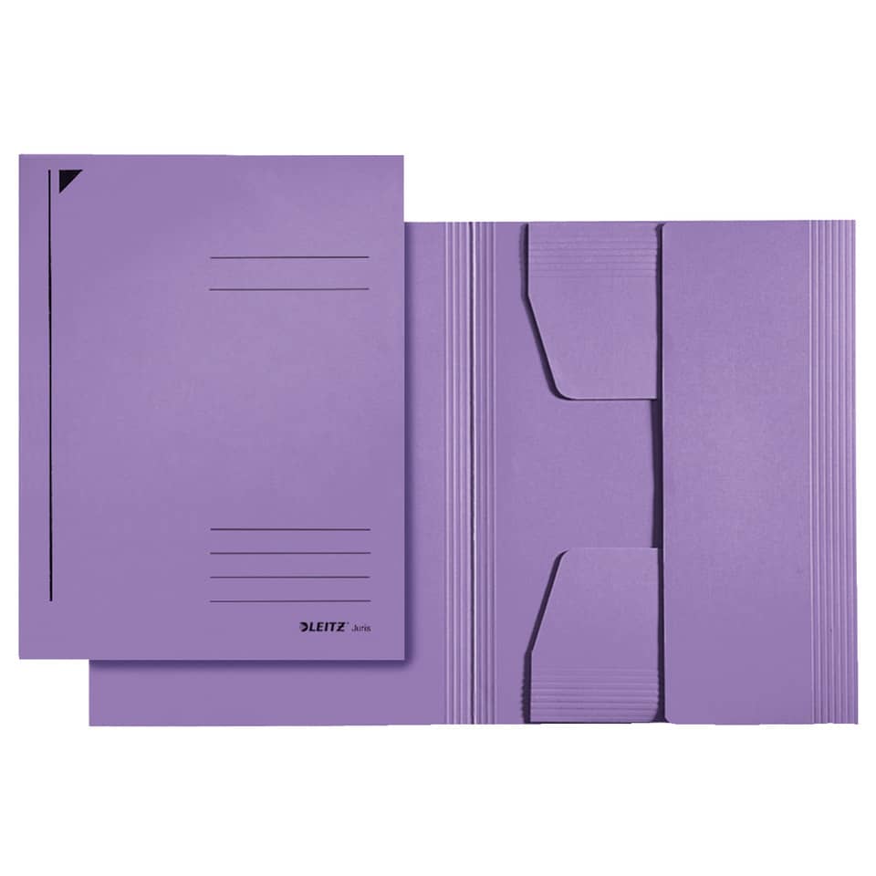 Jurismappe, A4, 430g/m², Karton, violett LEITZ 3924-00-65 LEITZ 39240065 Karton 320g