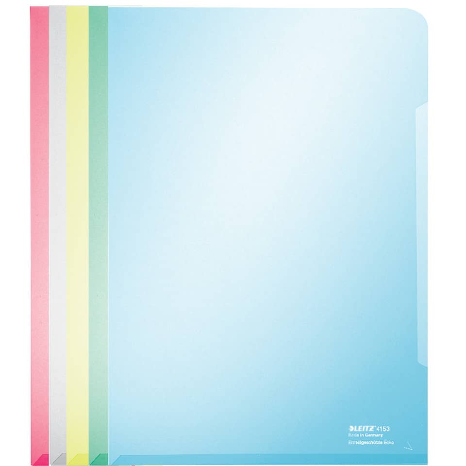 Sichthülle Super Premium, A4, PVC, dokumentenecht, rot LEITZ 4153-00-25 LEITZ 41530025 PVC-Hartfolie