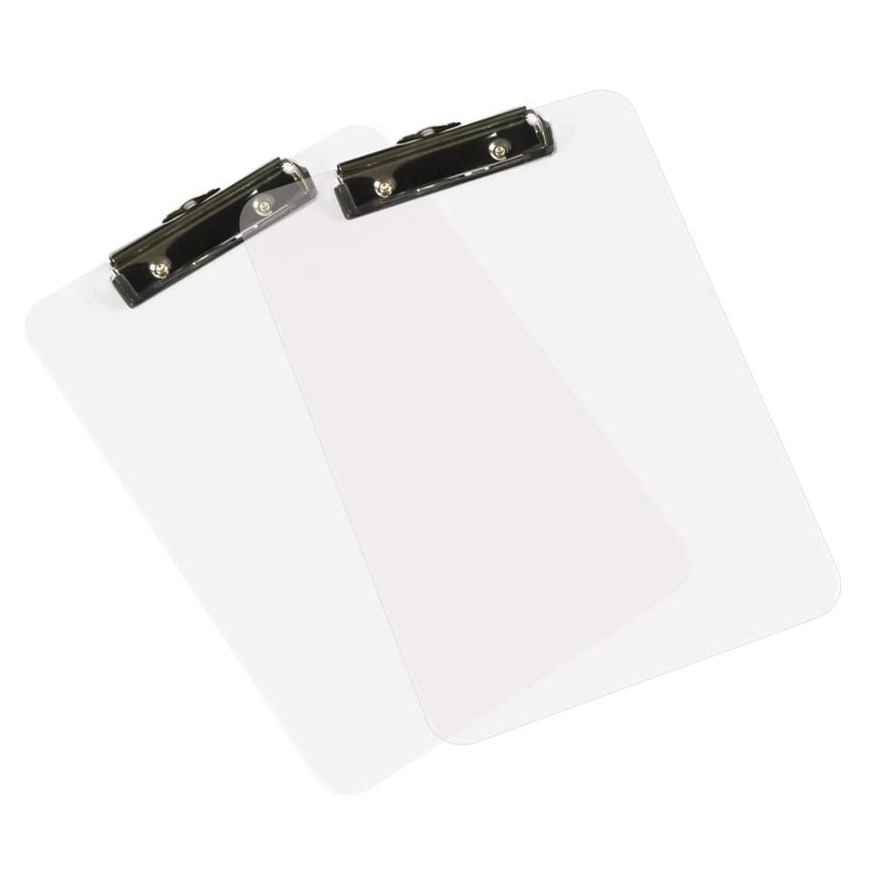 Klemmbrett A4 hoch Kunststoff transparent Q-CONNECT KF11707
