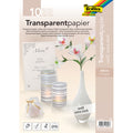 Transparentpapier, A4, 115 g/m², 10 Blatt, weiß FOLIA 87400 FOLIA 87400  115g