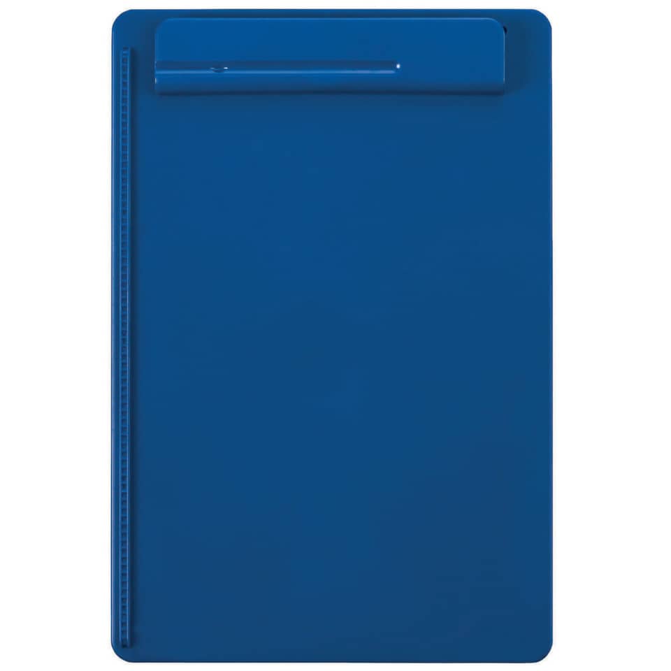 Klemmbrett MAULgo, uni, Bruchsicherer Kunststoff, A4, Klemme: kurze Seite, blau MAUL 23251 37