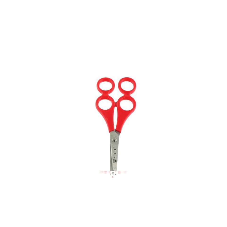 Bastelschere Doppelgriff, 13cm, rot WESTCOTT E-20547 00 WESTCOTT E-2054700 Doppelgriff