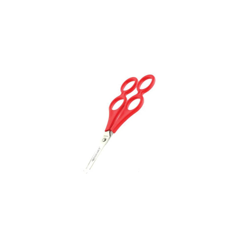 Bastelschere Doppelgriff, 13cm, rot WESTCOTT E-20547 00 WESTCOTT E-2054700 Doppelgriff