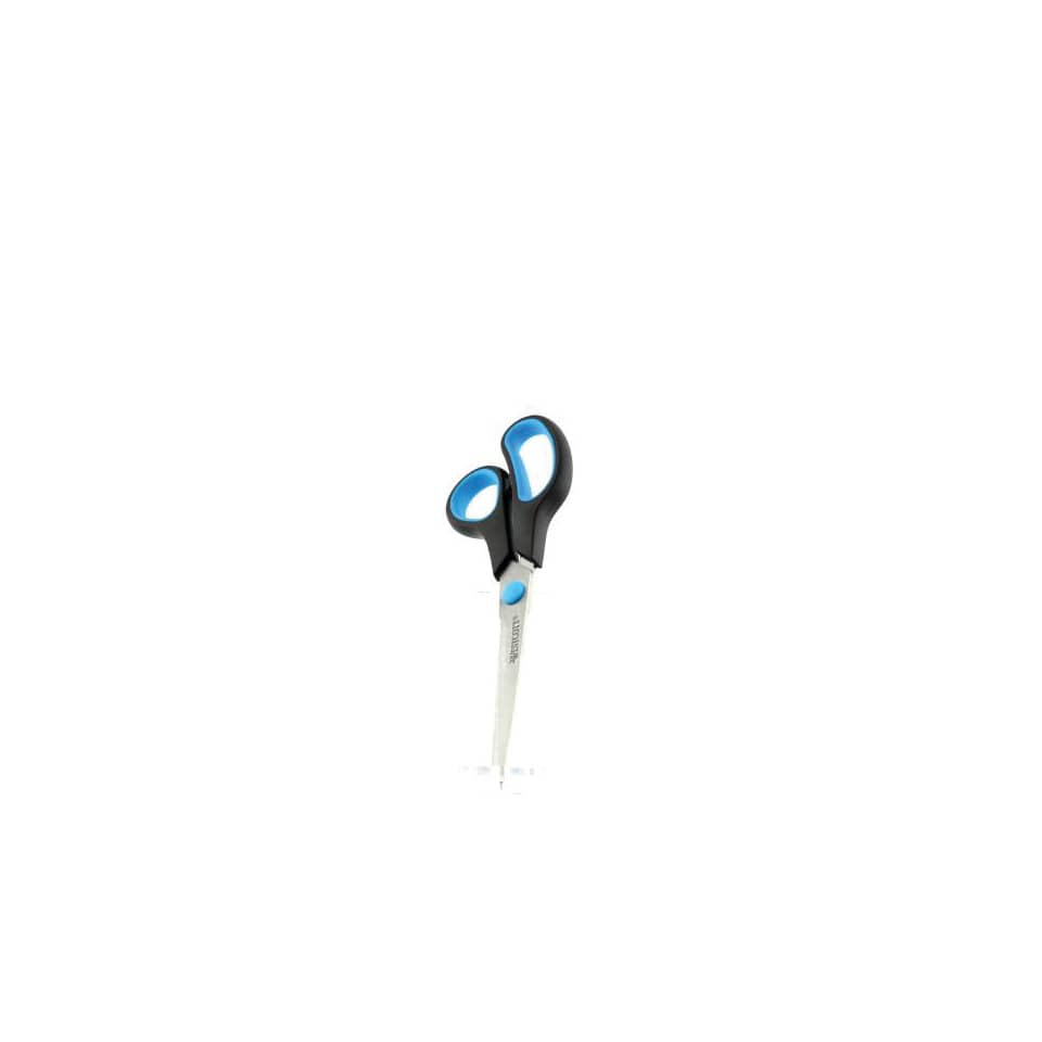 Universalschere Easy Grip, rostfrei, gebogen, asymmetrisch, blau/schwarz, 21 cm WESTCOTT E-30283 00 WESTCOTT E-3028300 Soft Grip