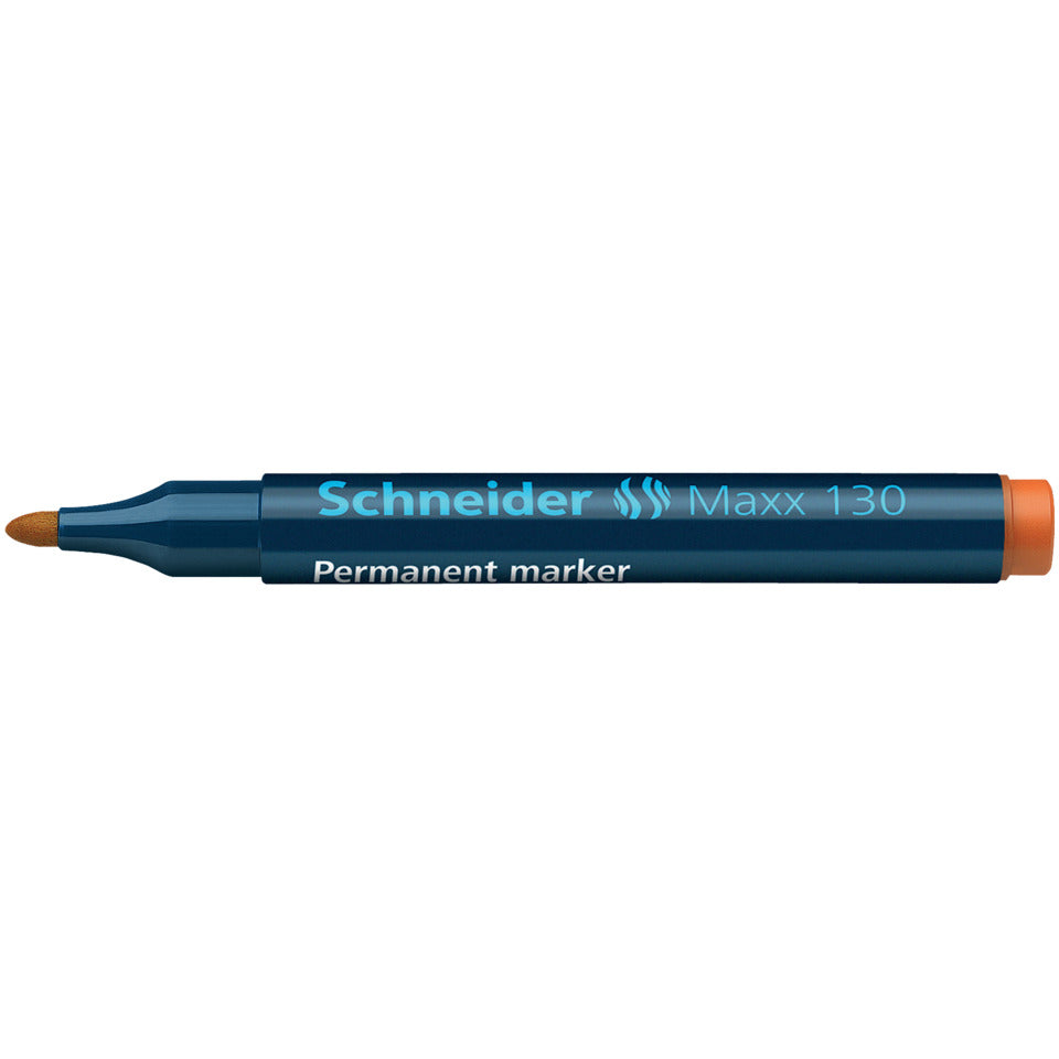Permanentmarker Maxx 130, Rundspitze, 1-3 mm, orange SCHNEIDER SN113006 SCHNEIDER 113006 Rundspitze