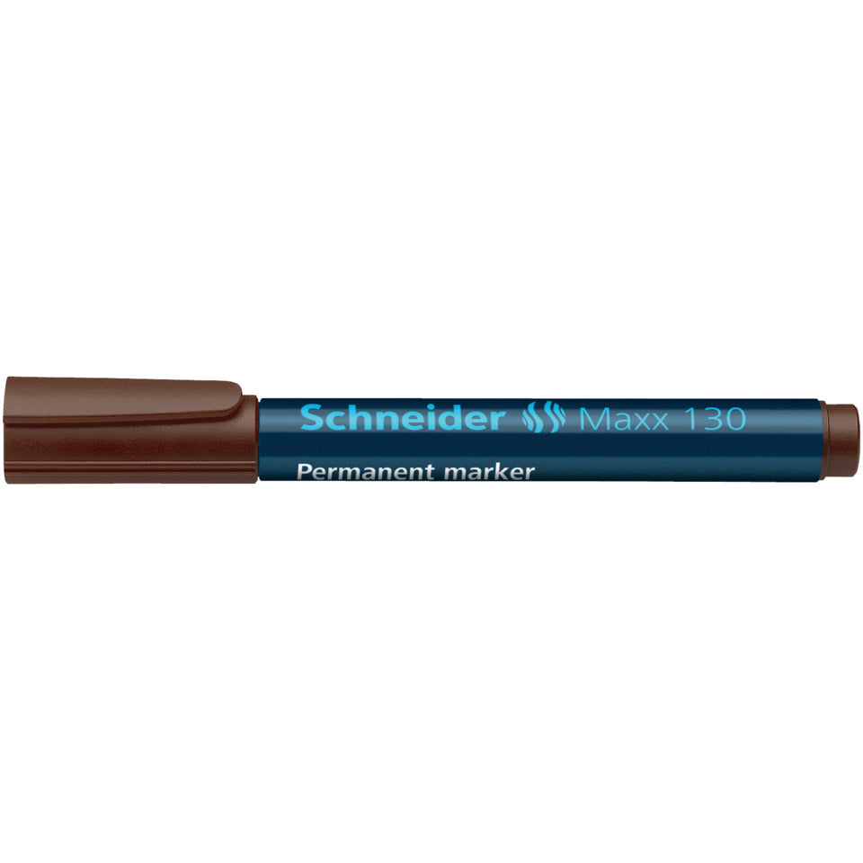 Permanentmarker Maxx 130, Rundspitze, 1-3 mm, braun SCHNEIDER SN113007 SCHNEIDER 113007 Rundspitze