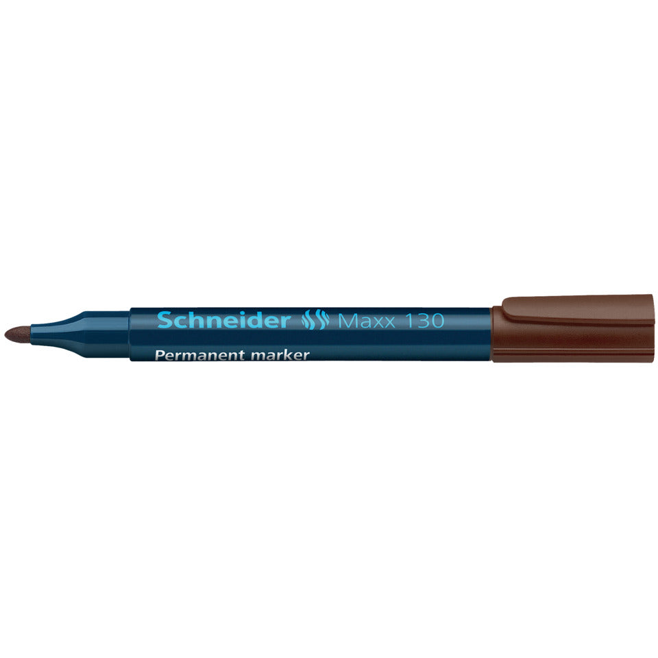 Permanentmarker Maxx 130, Rundspitze, 1-3 mm, braun SCHNEIDER SN113007 SCHNEIDER 113007 Rundspitze
