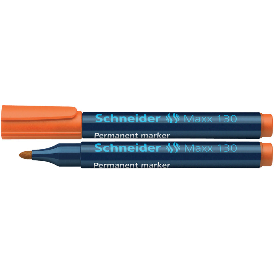 Permanentmarker Maxx 130, Rundspitze, 1-3 mm, orange SCHNEIDER SN113006 SCHNEIDER 113006 Rundspitze