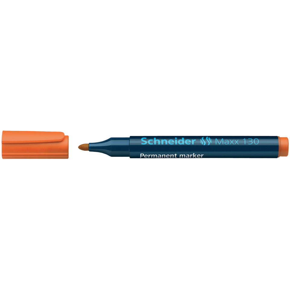 Permanentmarker Maxx 130, Rundspitze, 1-3 mm, orange SCHNEIDER SN113006 SCHNEIDER 113006 Rundspitze