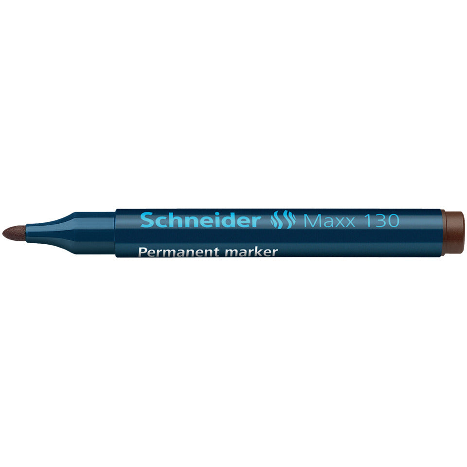 Permanentmarker Maxx 130, Rundspitze, 1-3 mm, braun SCHNEIDER SN113007 SCHNEIDER 113007 Rundspitze