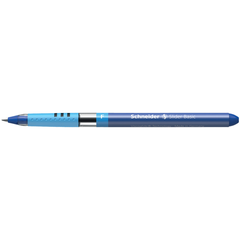 Kugelschreiber Slider Basic, Kappenmodell, F, blau SCHNEIDER SN151003 SCHNEIDER 151003 0,35mm