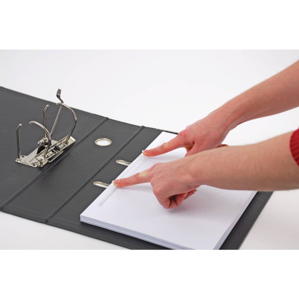 Archivclip Bankers Box®, Kunststoff, 107 x 90 x 10 mm, weiß BANKERS BOX 00895 FELLOWES 00895