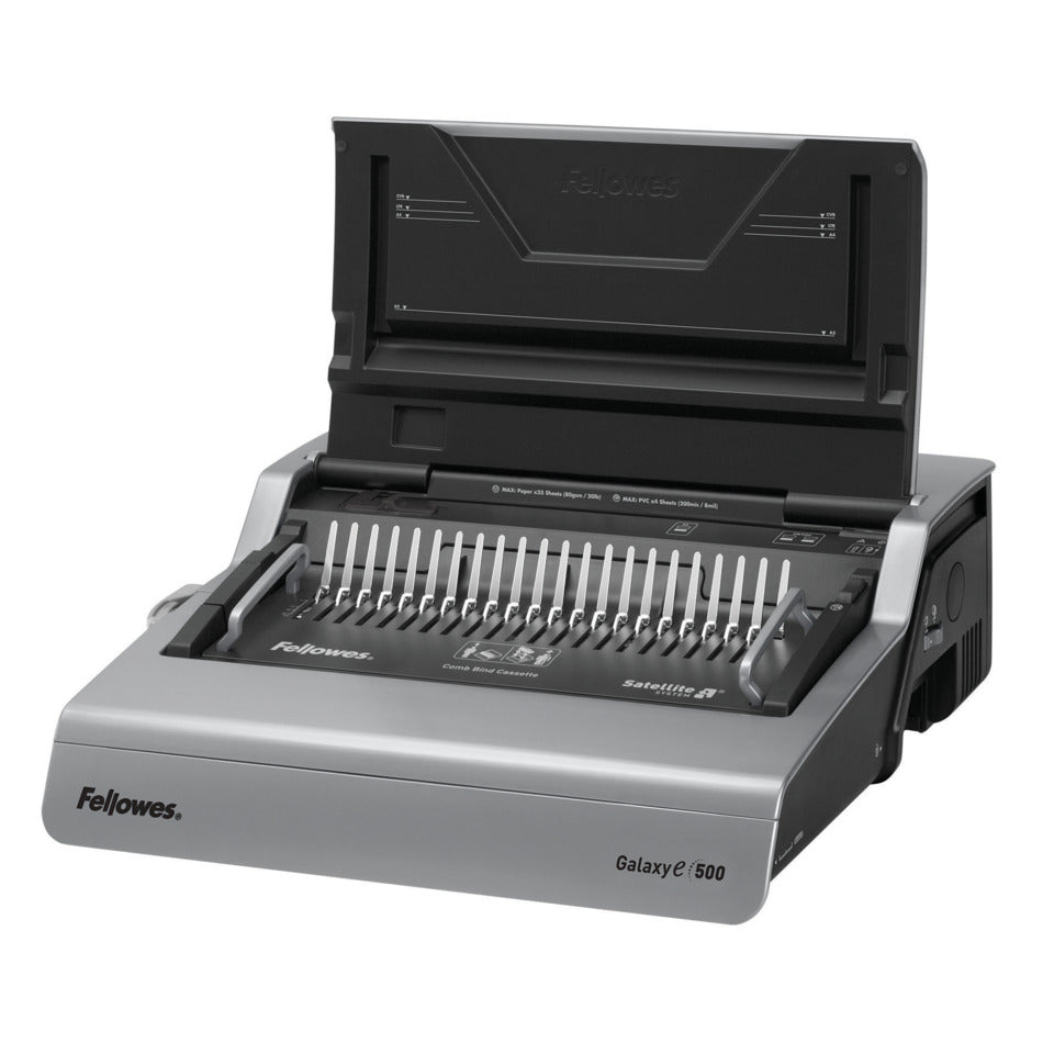 Plastikbindegerät Galaxy-E 500, elektronisch, für 500 Blatt, A4 FELLOWES 5622101 FELLOWES 5622101 (EU)