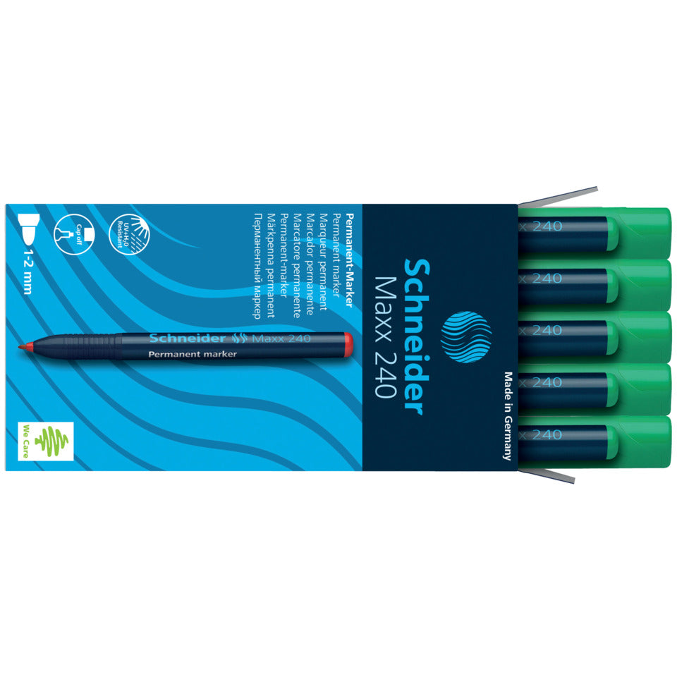 Permanentmarker Maxx 240, 1-2 mm, grün SCHNEIDER SN124004