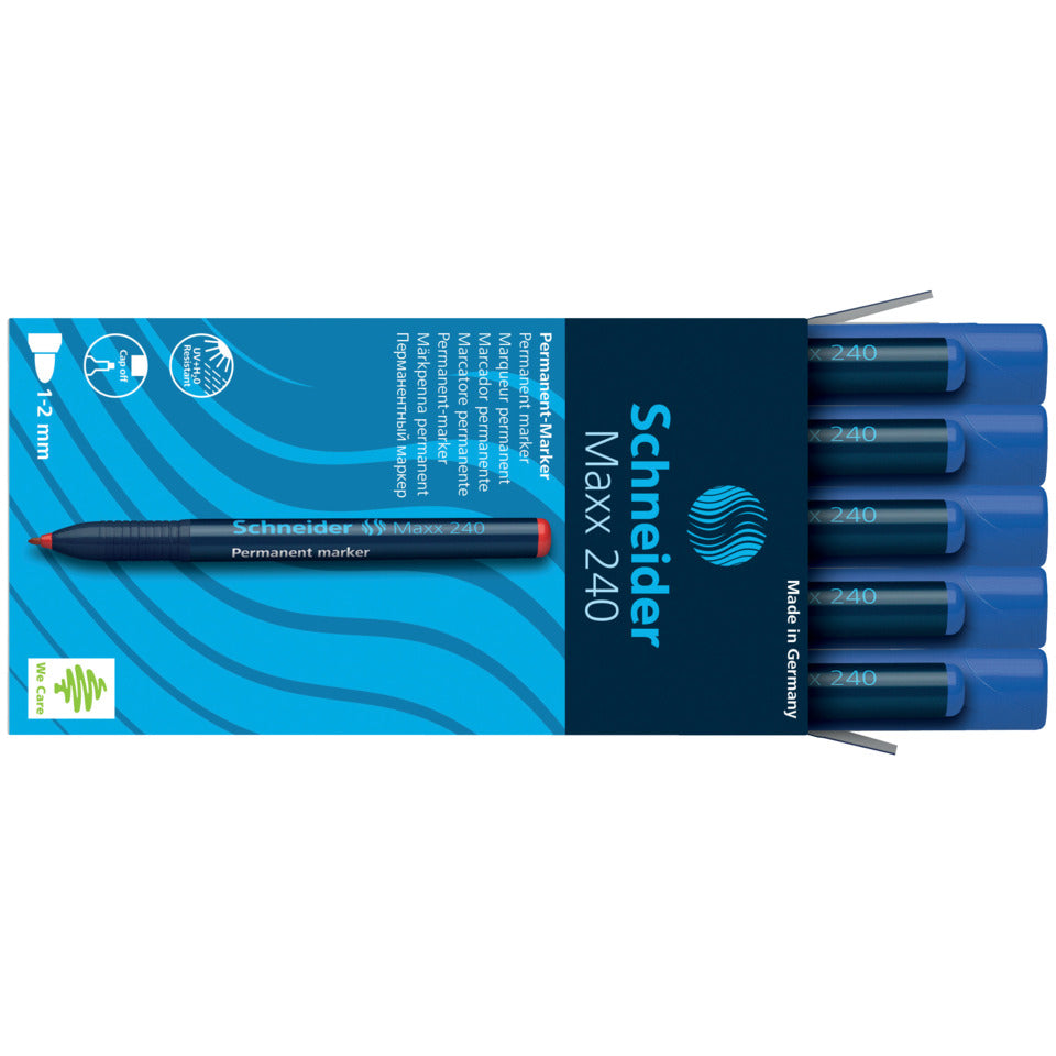 Permanentmarker Maxx 240, 1-2 mm, blau SCHNEIDER SN124003