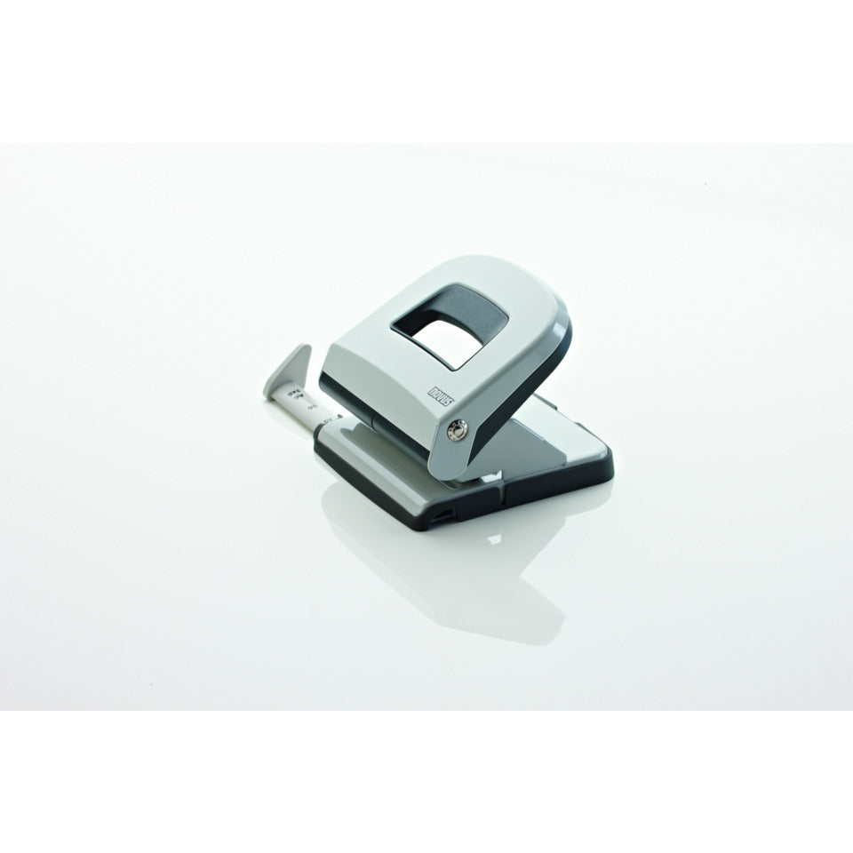 Locher E 225, 25 Blatt, Anschlagschiene, Metall, schwarz/grau NOVUS 025-0575