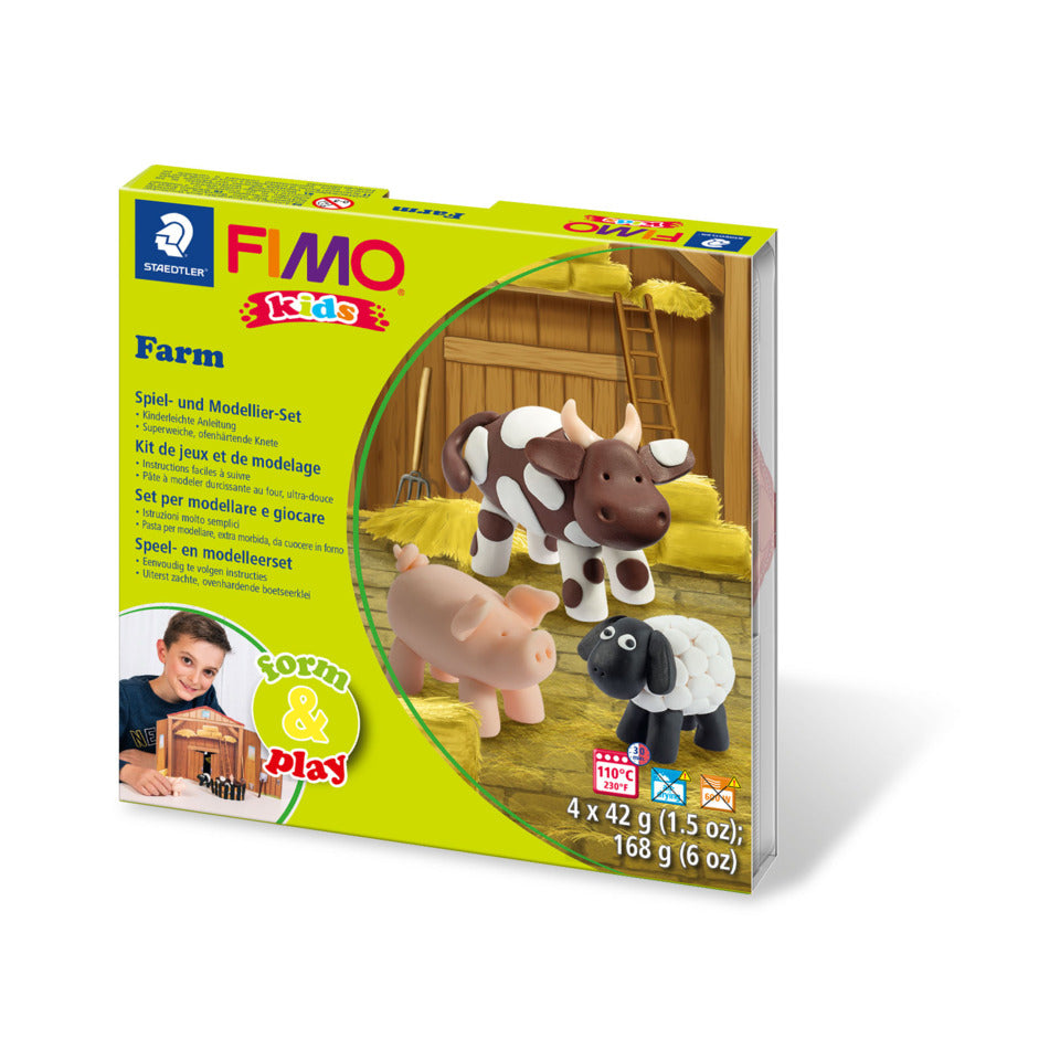 Modelliermasse FIMO® Kids Form & Play "farm" STAEDTLER 803401LY STAEDTLER 803401LY Form&Play