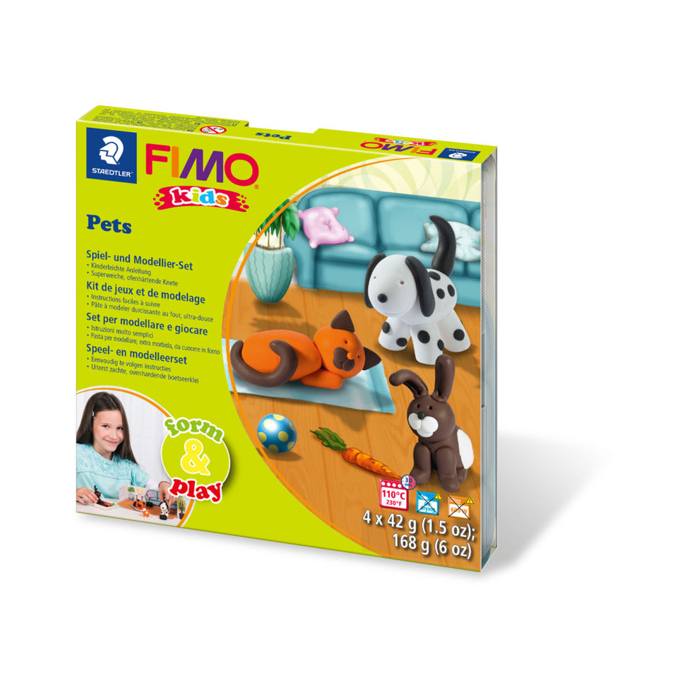 Modelliermasse FIMO® Kids Form & Play "Pets" STAEDTLER 803402LY STAEDTLER 803402LY Form&Play