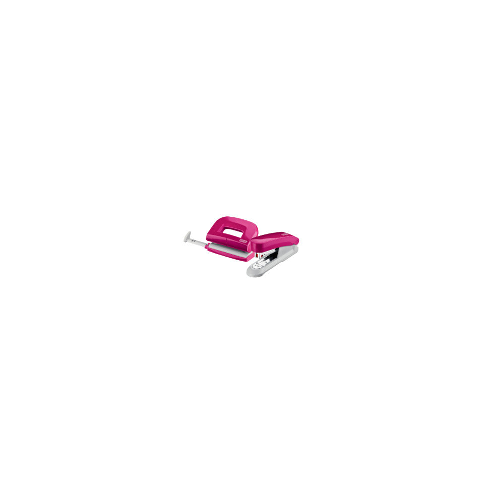 Heftgerät E15 + Locher E210, 15/10 Blatt, pink NOVUS 020-1875 NOVUS 0201875 +NR.10