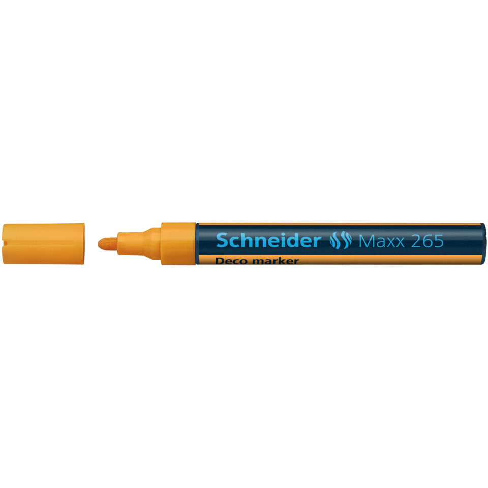 Windowmarker Decomarker Maxx 265, 2-3 mm, orange SCHNEIDER 126506 SCHNEIDER 126506 1-3mm