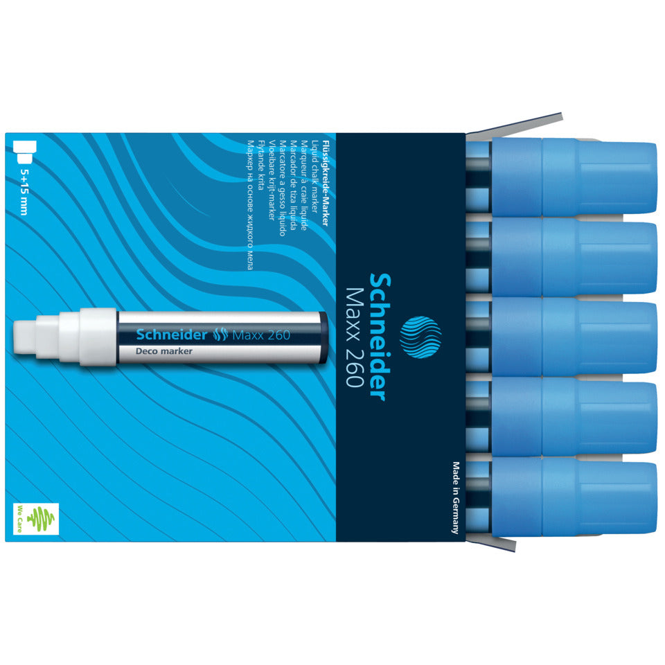 Decomarker Maxx 260, 5+15 mm, hellblau SCHNEIDER 126010 SCHNEIDER 126010 2-15mm
