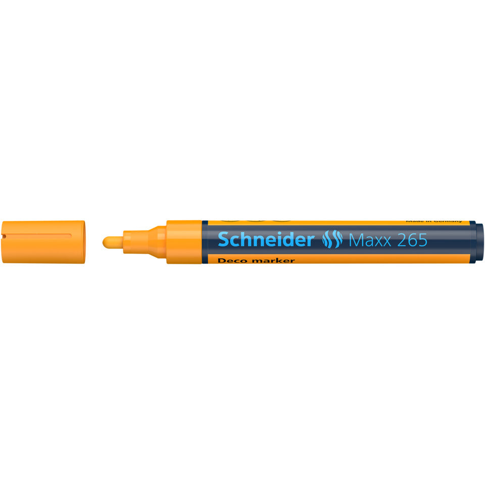 Windowmarker Decomarker Maxx 265, 2-3 mm, orange SCHNEIDER 126506 SCHNEIDER 126506 1-3mm