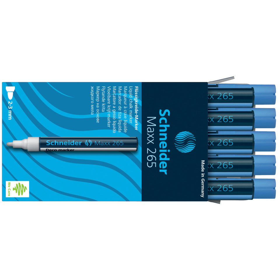Windowmarker Decomarker Maxx 265, 2-3 mm, hellblau SCHNEIDER 126510 SCHNEIDER 126510 1-3mm