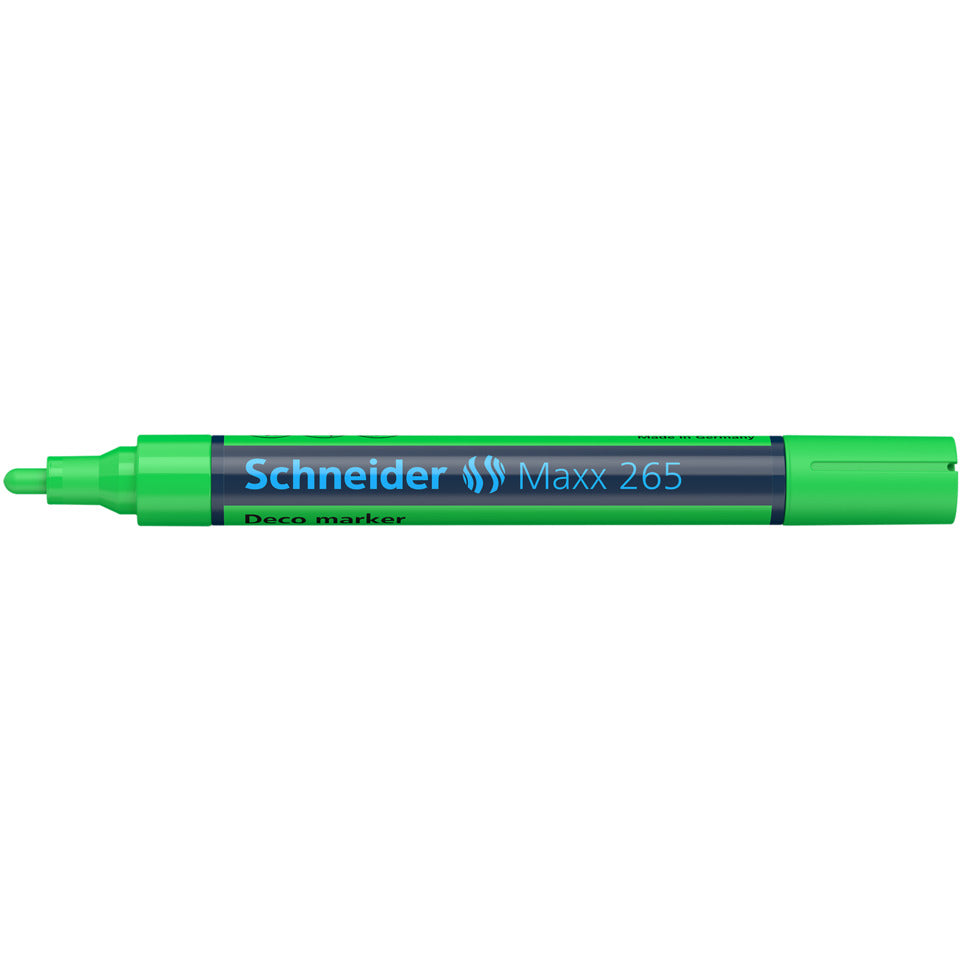 Windowmarker Decomarker Maxx 265, 2-3 mm, hellgrün SCHNEIDER 126511 SCHNEIDER 126511 1-3mm