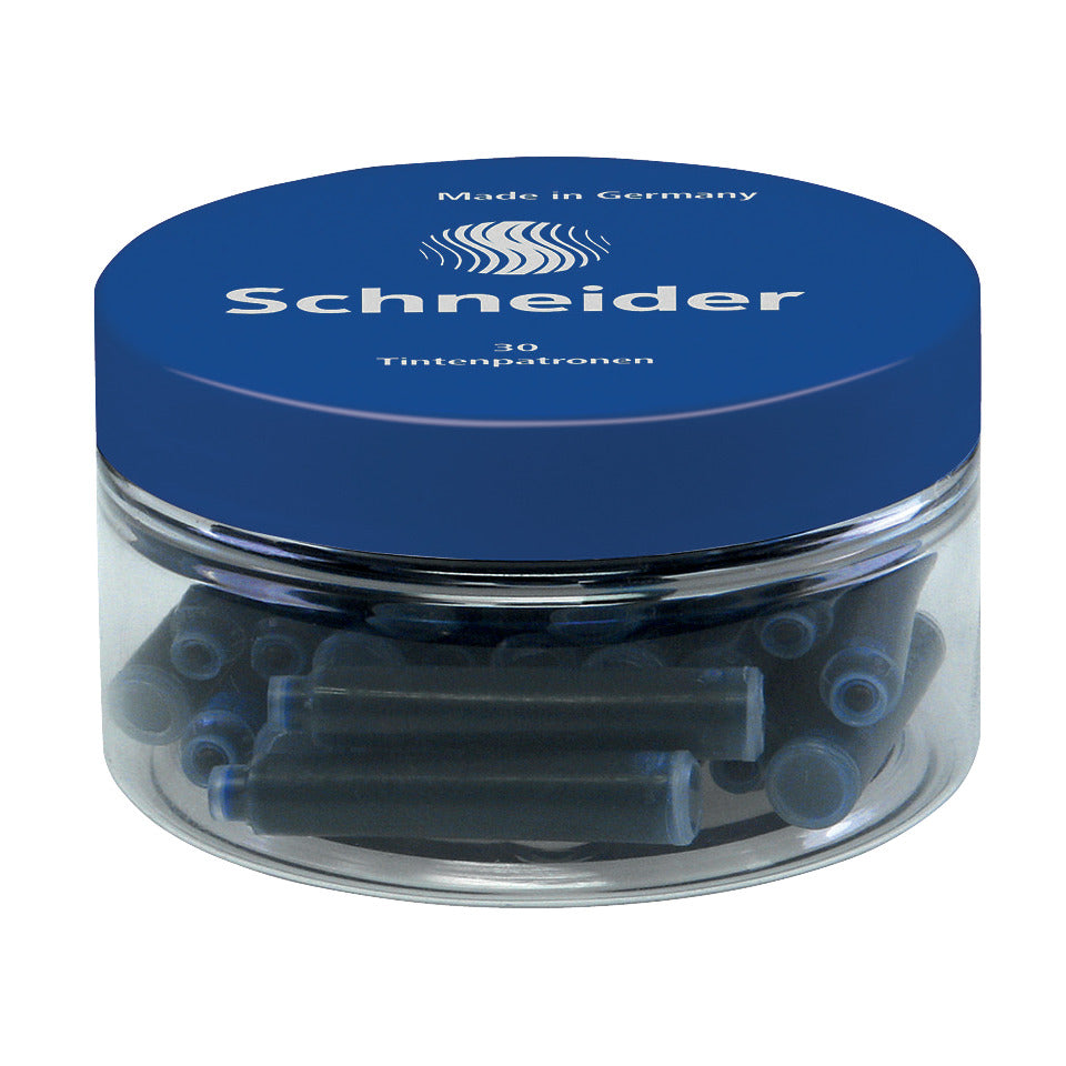 Tintenpatrone Standard für Füllhalter, königsblau, 30er Runddose SCHNEIDER 6703 SCHNEIDER 6703 i.Dose