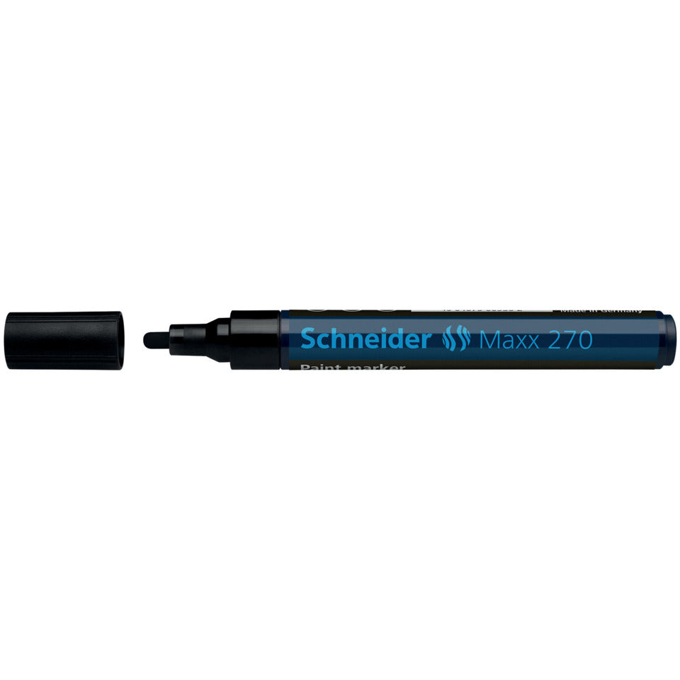 Lackmarker Maxx 270, 1-3 mm, schwarz SCHNEIDER SN127001 SCHNEIDER 127001  1-3mm