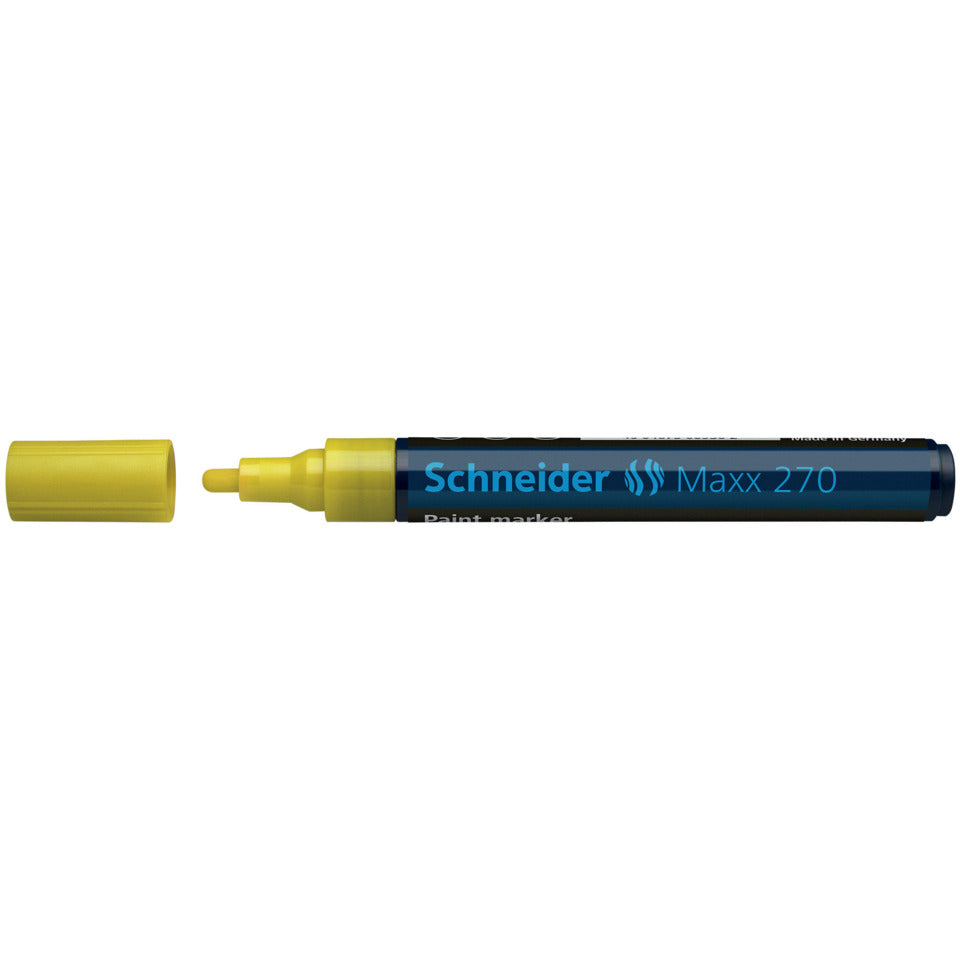 Lackmarker Maxx 270, 1-3 mm, gelb SCHNEIDER SN127005 SCHNEIDER 127005  1-3mm
