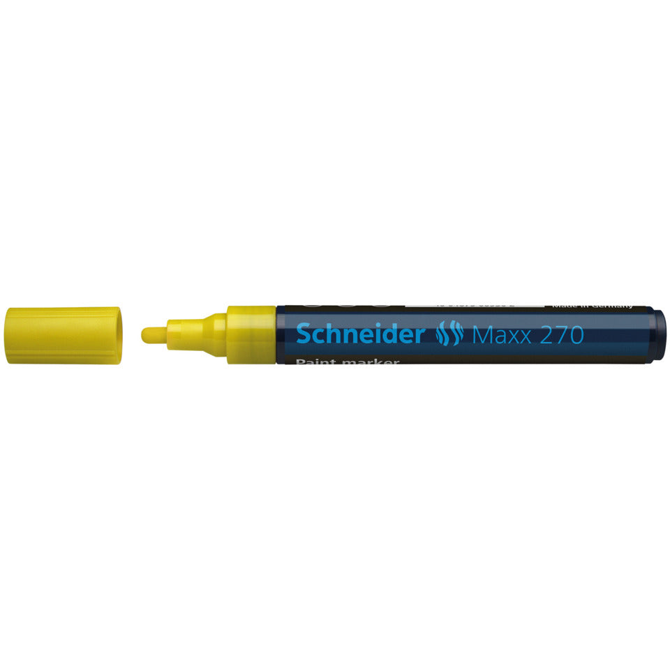 Lackmarker Maxx 270, 1-3 mm, gelb SCHNEIDER SN127005 SCHNEIDER 127005  1-3mm