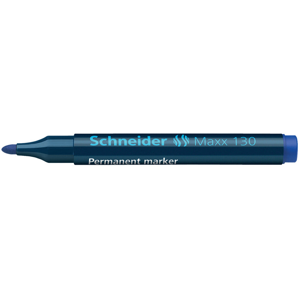 Permanentmarker Maxx 130, Rundspitze, nachfüllbar, 1-3 mm, blau SCHNEIDER SN113003 SCHNEIDER 113003 Rundspitze