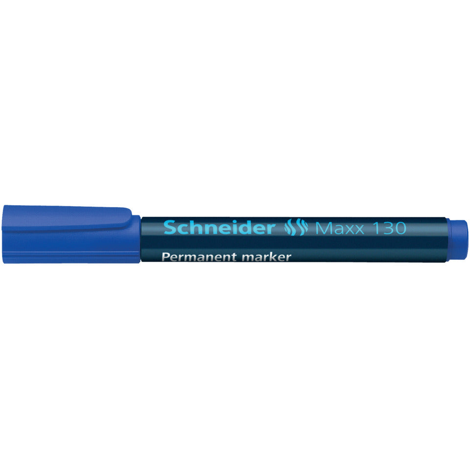 Permanentmarker Maxx 130, Rundspitze, nachfüllbar, 1-3 mm, blau SCHNEIDER SN113003 SCHNEIDER 113003 Rundspitze