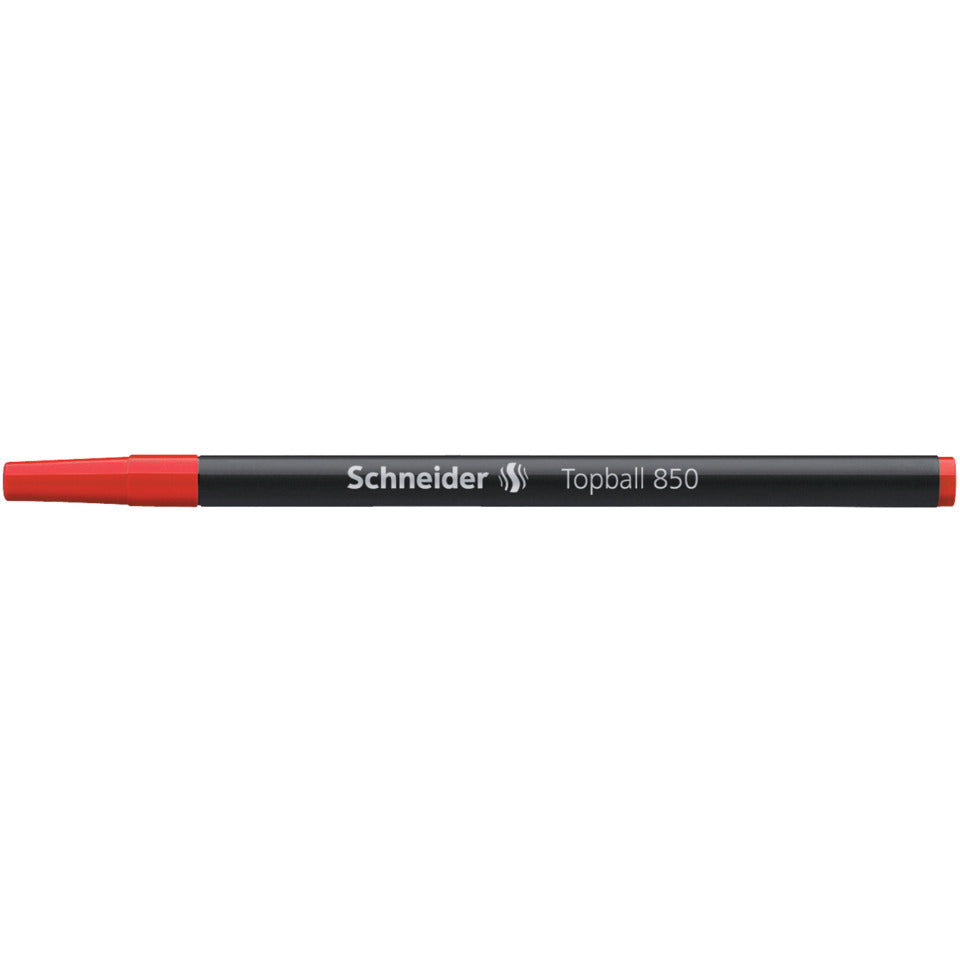 Tintenrollermine Topball 850, Euro-Format, 0,5mm, rot SCHNEIDER 8502 SCHNEIDER SN8502 850
