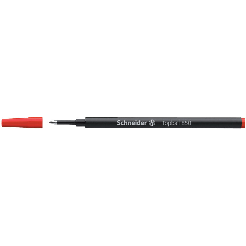 Tintenrollermine Topball 850, Euro-Format, 0,5mm, rot SCHNEIDER 8502 SCHNEIDER SN8502 850
