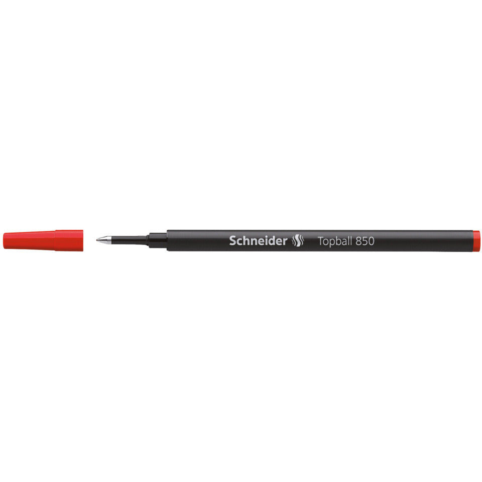 Tintenrollermine Topball 850, Euro-Format, 0,5mm, rot SCHNEIDER 8502 SCHNEIDER SN8502 850