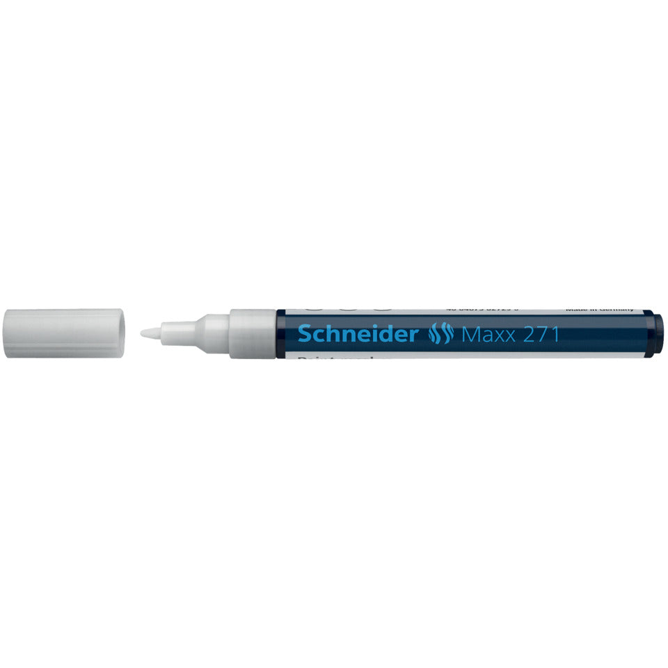 Lackmarker Maxx 271, 1-2 mm, weiß SCHNEIDER SN127149 SCHNEIDER 271 SN127149 1-2mm