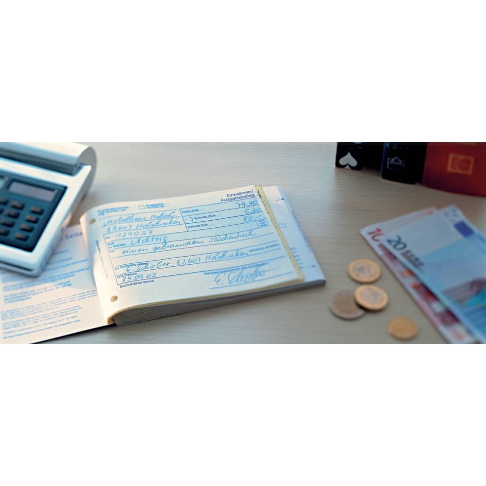 Einnahme-/Ausgabebeleg, A6 quer, Papier, 50 Blatt AVERY ZWECKFORM 1205 ZWECKFORM 1205 recycling
