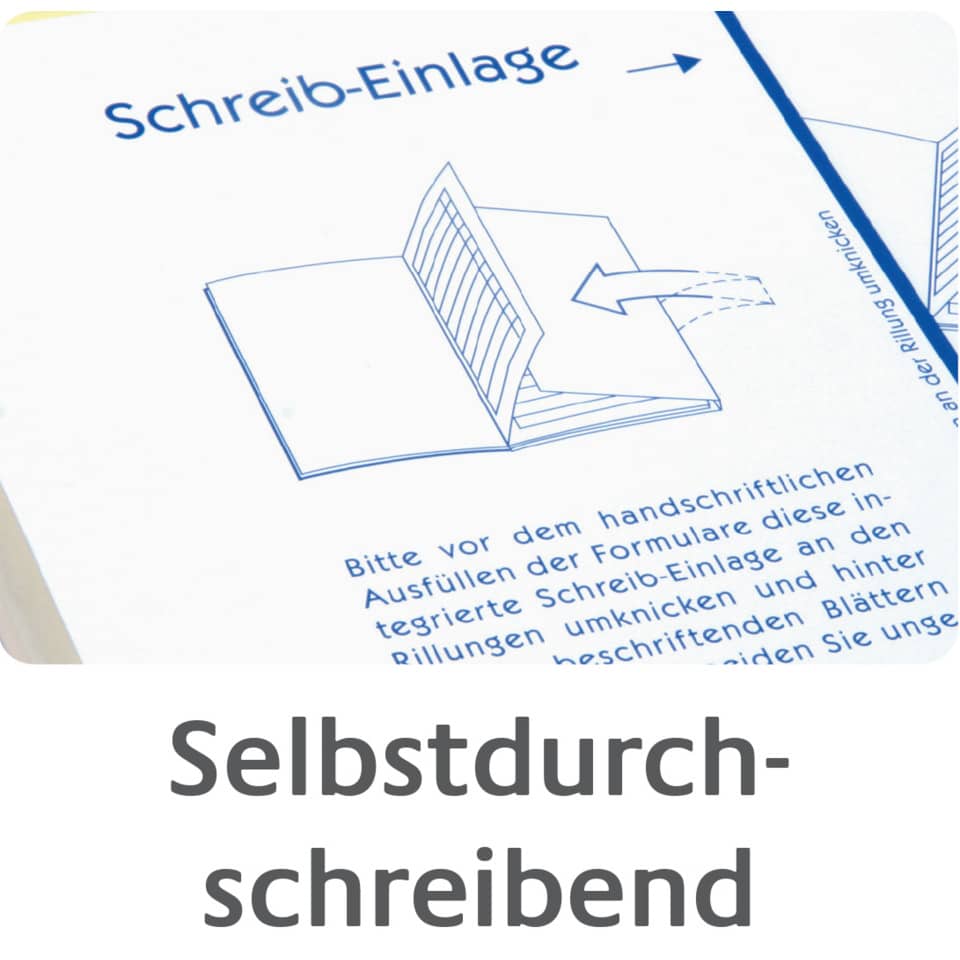 Quittung inkl. MwSt., A6 quer, selbstdurchschreibend, 2x40 Blatt AVERY ZWECKFORM 1736 ZWECKFORM 1736 o,Mwst,Nachw,