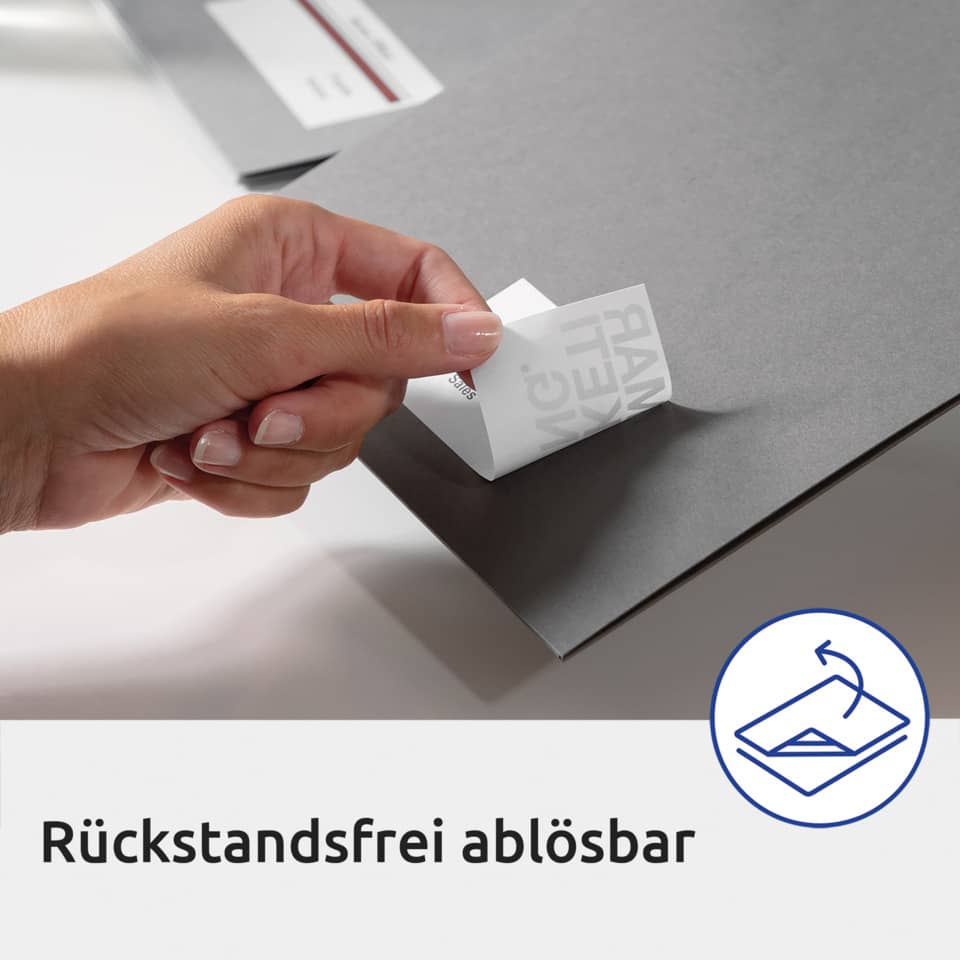 Universaletiketten ablösbar, 45,7x21,2mm, 480 Stück, weiß AVERY ZWECKFORM L4736REV-10 ZWECKFORM L4736REV-10  480St