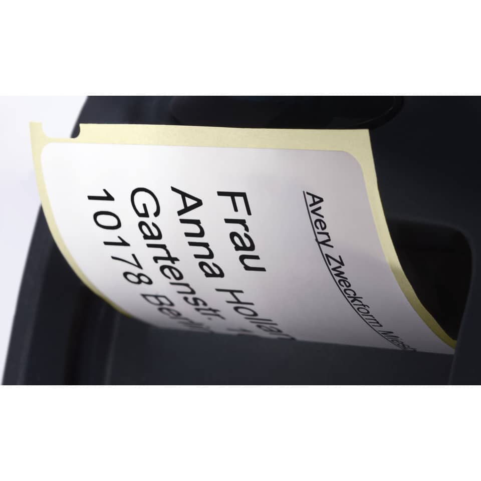 Rollen-Etiketten, 25x54mm, 500 Stück, weiß AVERY ZWECKFORM AS0722520 ZWECKFORM AS0722520 500ST perman.