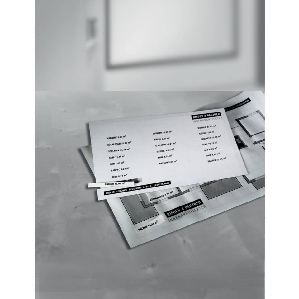 Transparente, selbstklebende Folien, A4, einseitig beschichtet, 25 Blatt AVERY ZWECKFORM 3482