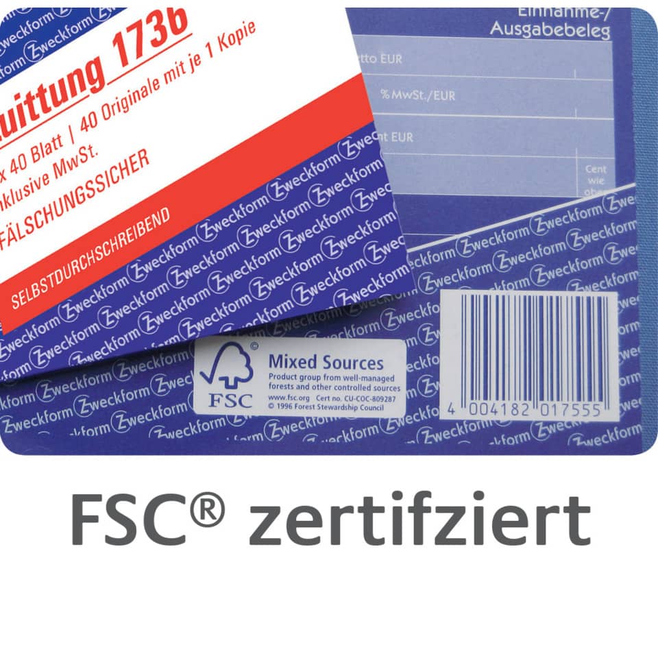 Tages-/Regiebericht, A4, selbstdurchschreibend, 2x40 Blatt AVERY ZWECKFORM 1780 ZWECKFORM 1780 2x40Bl