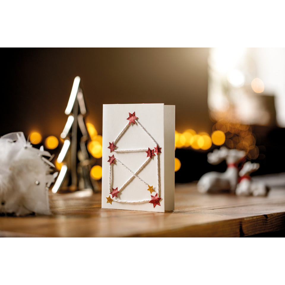 Weihnachtssticker Sterne, 28 Stück AVERY ZWECKFORM 52277 ZWECKFORM 52277 rot Glamour