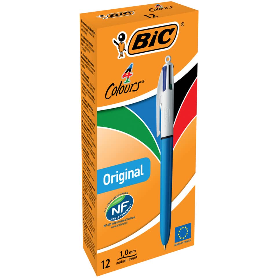 Vierfarbkugelschreiber 4 Colours® Original, 0,4 mm BIC 982866 BIC 982866/889969 4Colours