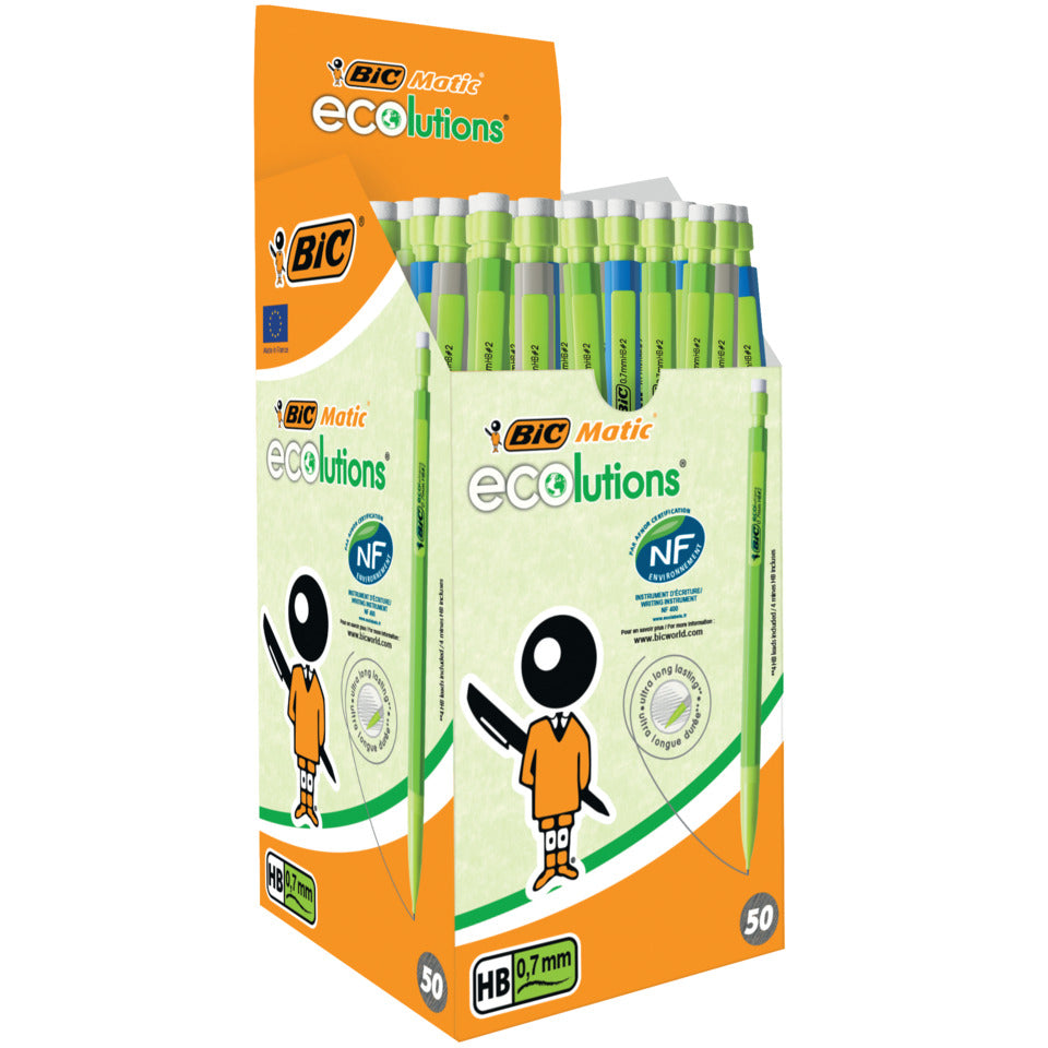 Druckbleistift Matic® ECOlutions®, 0,7 mm, HB, sortiert BIC ECOLUTIONS 8877191 BIC 8877191/895442 Matic Ecolutions