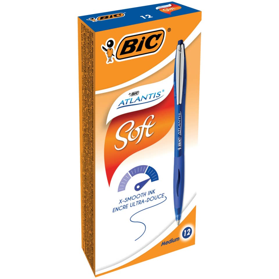 Kugelschreiber ATLANTIS® Soft, 0,4 mm, blau BIC 9021322 BIC 9021322/831323 Premium